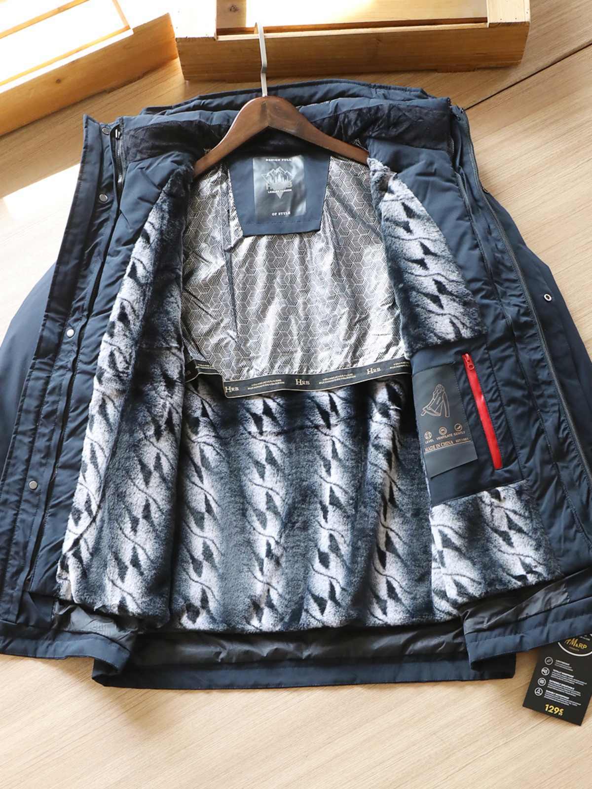 Winter Men's Mid-length Down Jacket