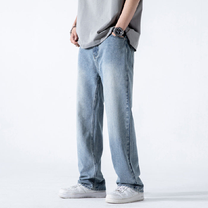 Vintage Loose Straight Jeans for Men