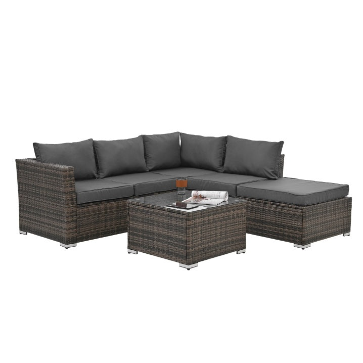 Comfortable PE Wicker Patio Furniture Set