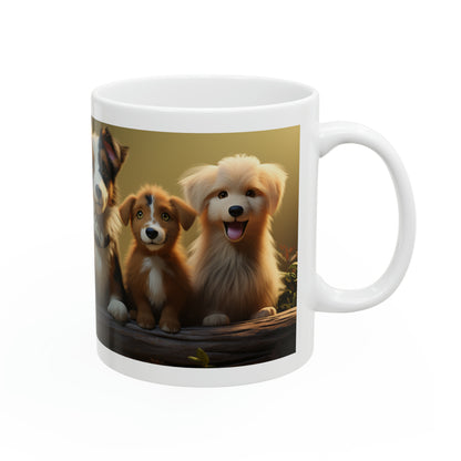 Cute Puppies Ceramic Mug