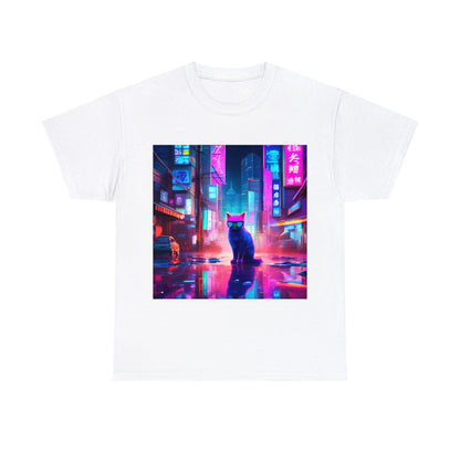 Neon Cats 80s Tokyo Redux😺 T-Shirt