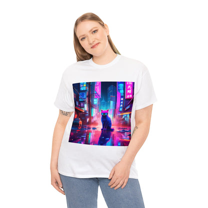 Neon Cats 80s Tokyo Redux😺 T-Shirt