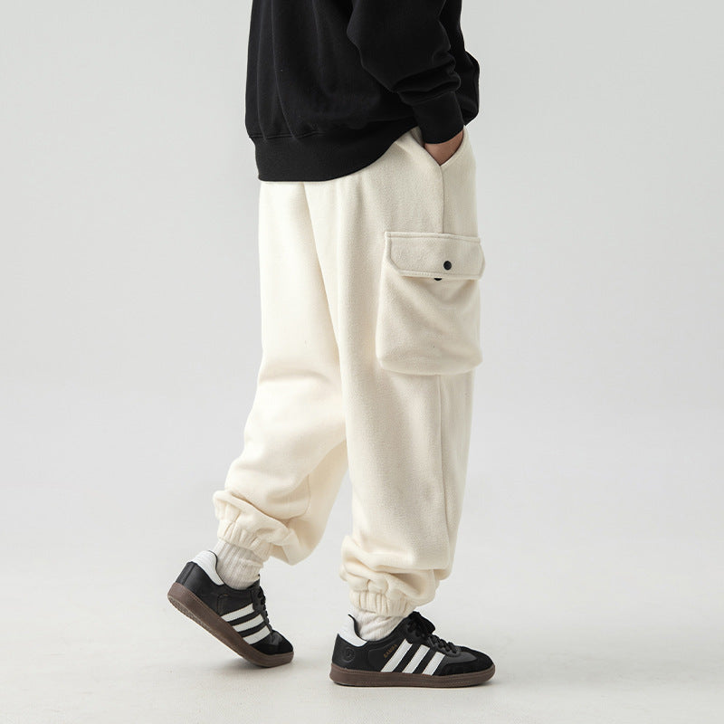 Polar Fleece Loose Sports Sweatpants