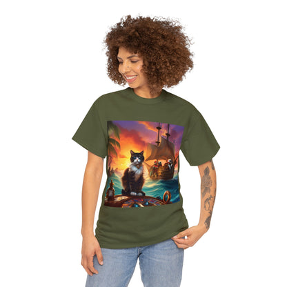 Purr-fectly Arrr-dorable Pirate Cats 🏴‍☠️ T-Shirt