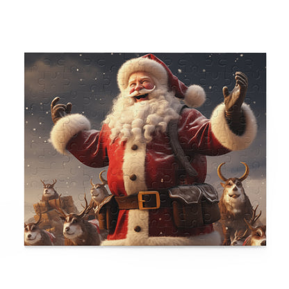 Happy Santa Puzzle (120, 252, 500-Piece)