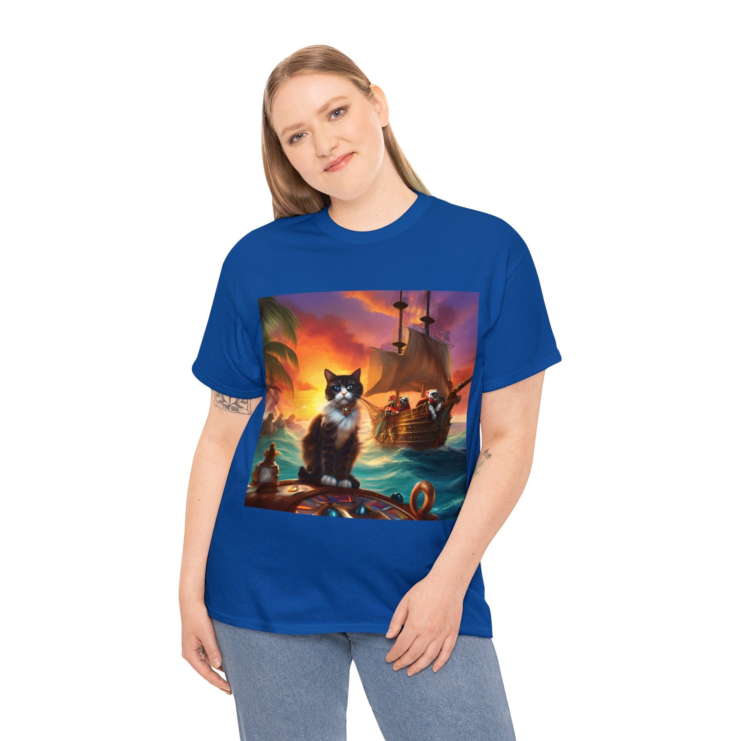 Purr-fectly Arrr-dorable Pirate Cats 🏴‍☠️ T-Shirt