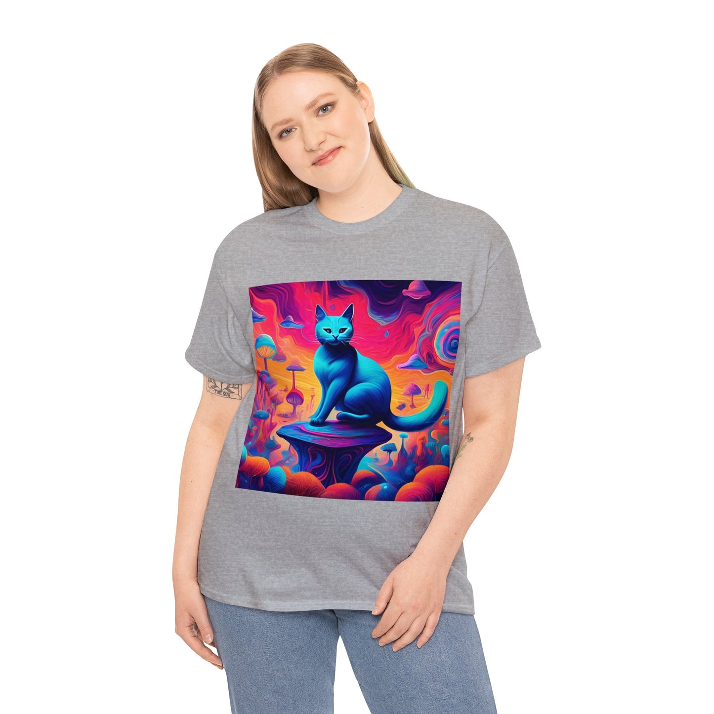 Dreamy Abstract Cat Art 😺 T-Shirt