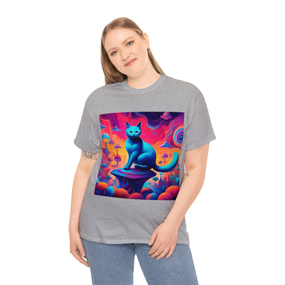 Dreamy Abstract Cat Art 😺 T-Shirt