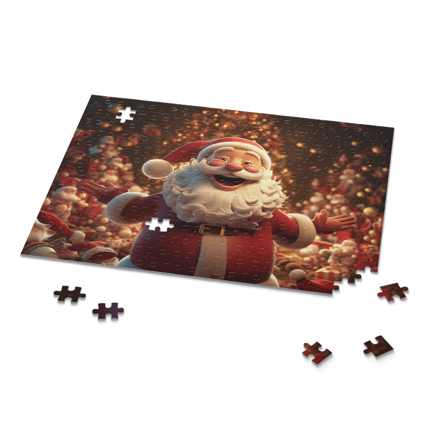 Cute Animated Santa Puzzle (120, 252, 500-Piece)