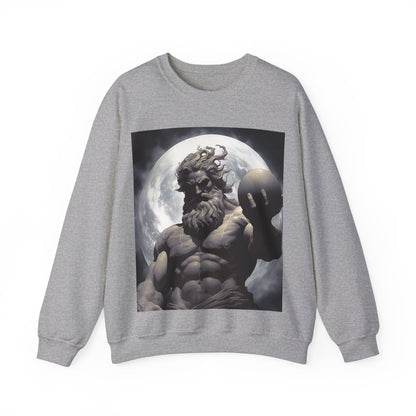 Unisex Heavy Blend Atlas The Greek God Crewneck Sweatshirt