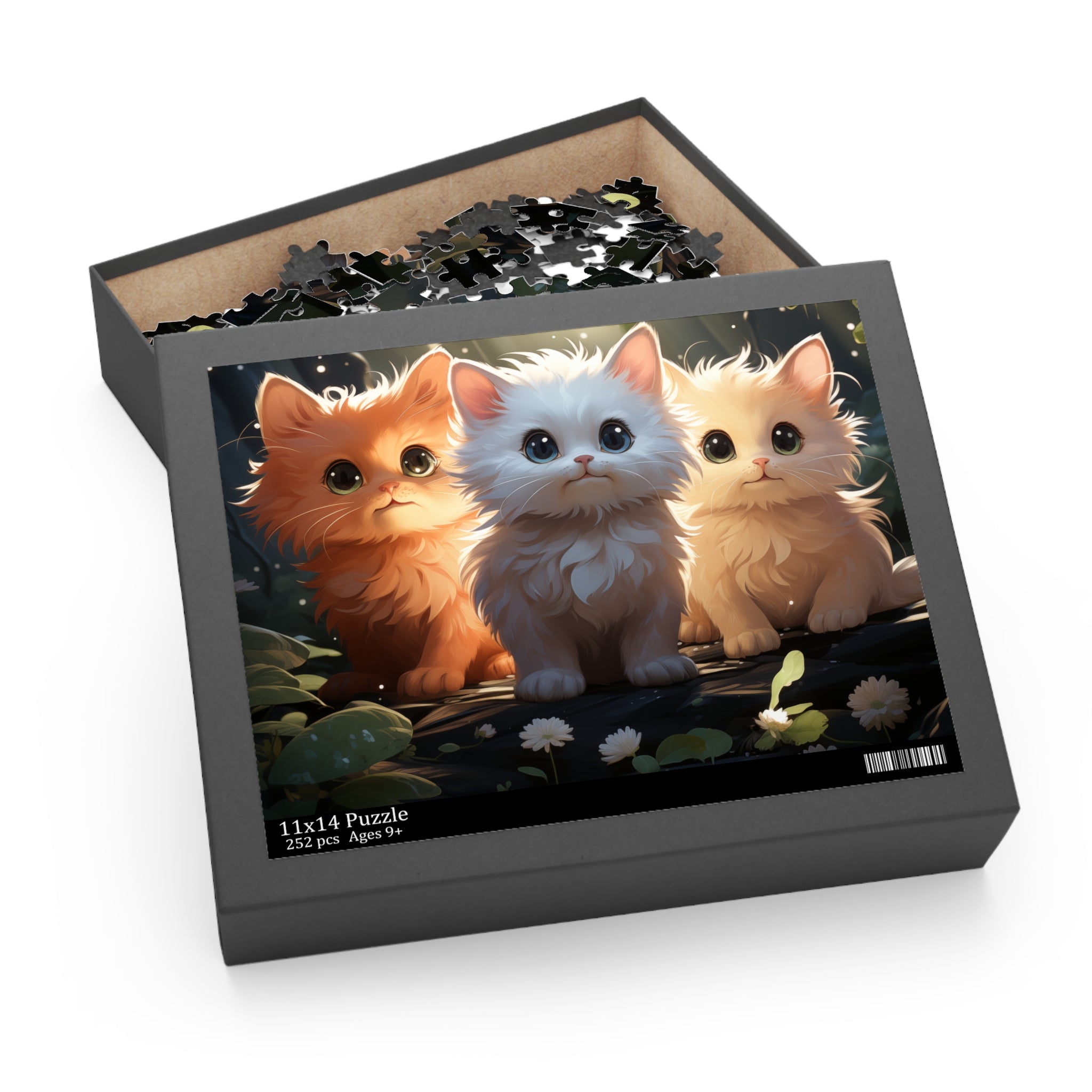 3 Cute Kitties Puzzle (120, 252, 500-Piece)
