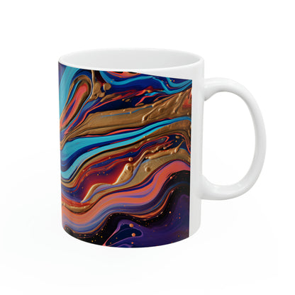 Special Golden Rainbow Ceramic Mug