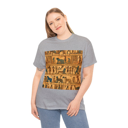 Pyramid-Exploring Kitty Adventure T-Shirt 😺