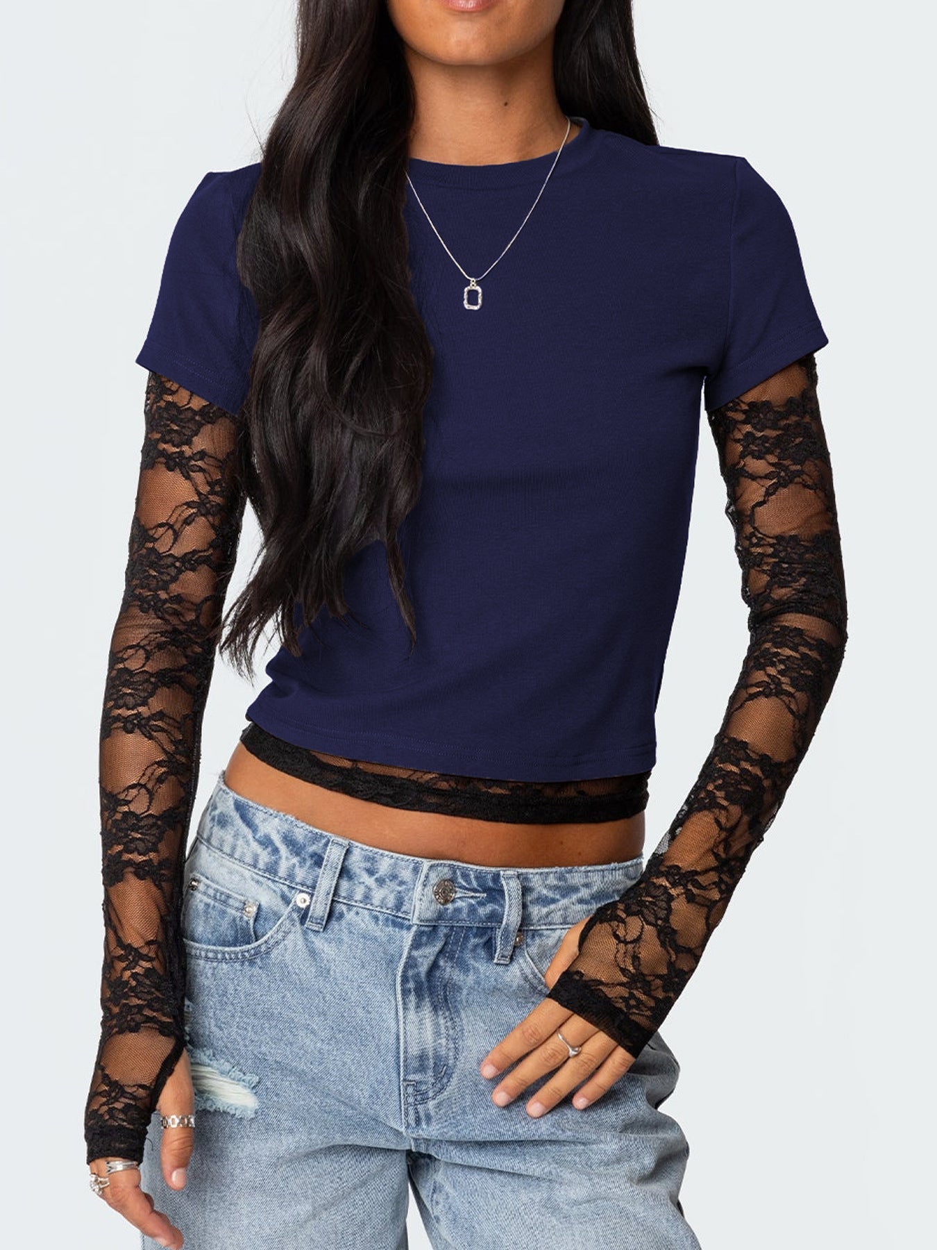 Women's Long Sleeve Crew Neck T-shirt