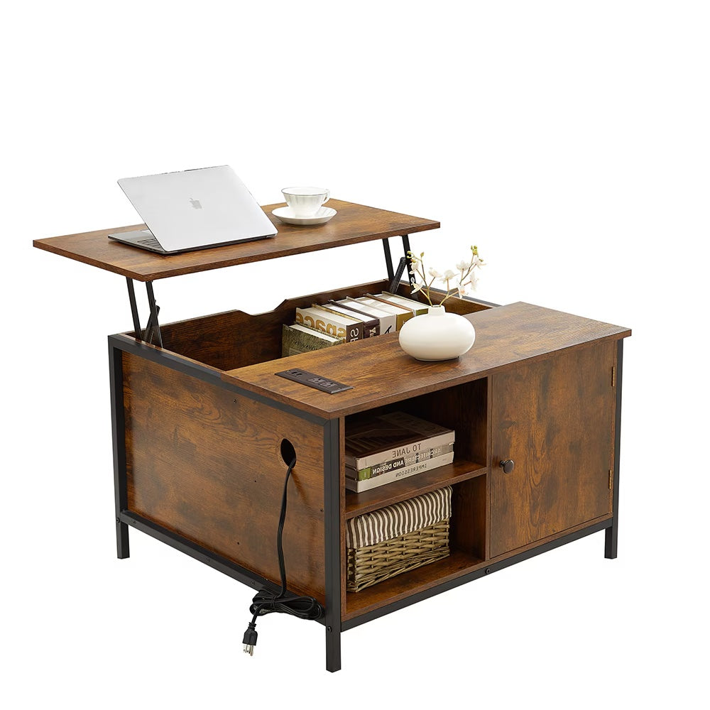 Height-Adjustable Coffee Table