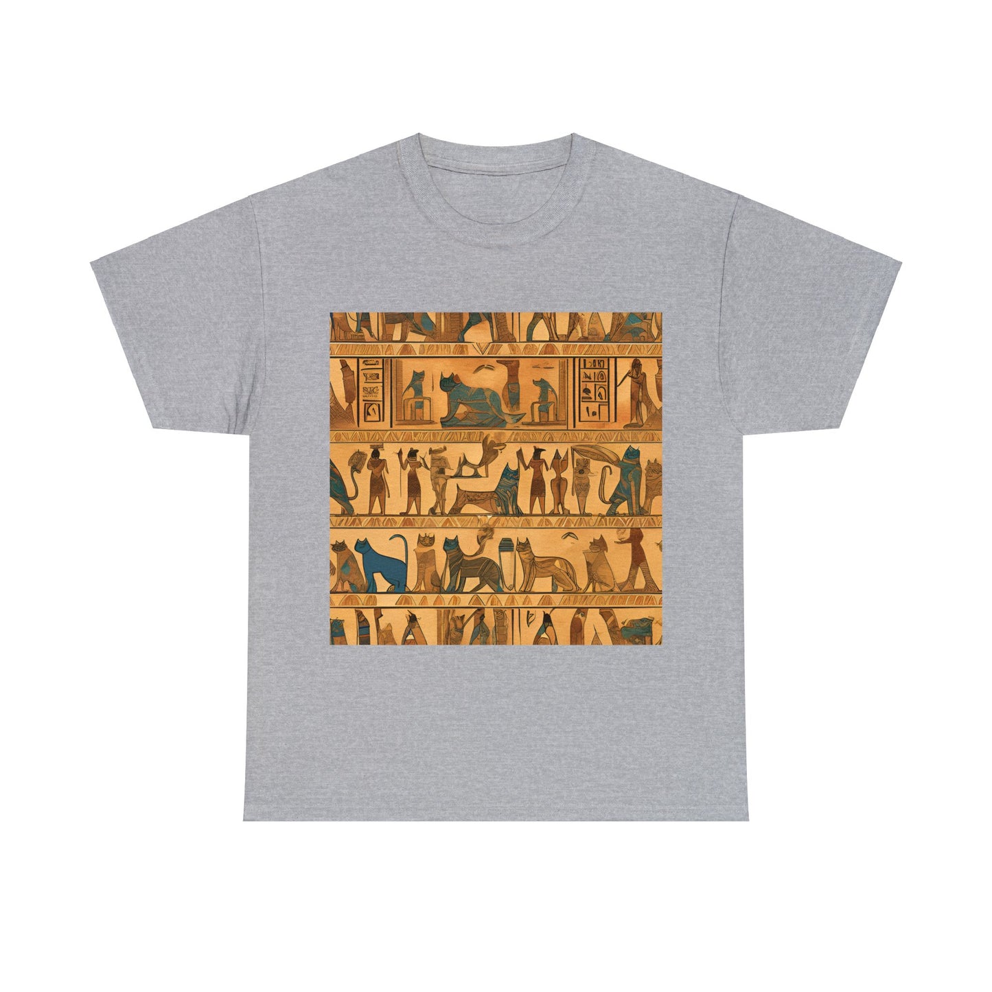 Pyramid-Exploring Kitty Adventure T-Shirt 😺