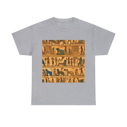 Pyramid-Exploring Kitty Adventure T-Shirt 😺