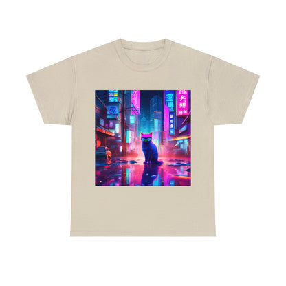 Neon Cats 80s Tokyo Redux😺 T-Shirt