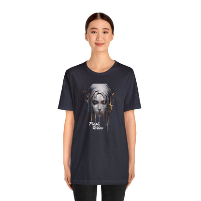 Painted Woman Portrait Short Sleeve Tee