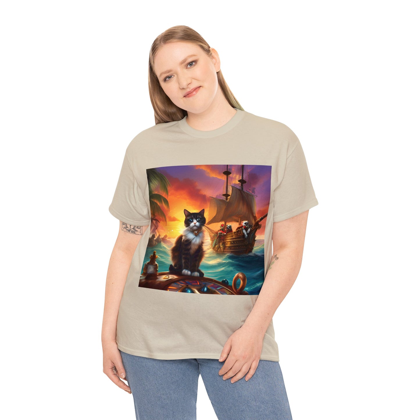 Purr-fectly Arrr-dorable Pirate Cats 🏴‍☠️ T-Shirt