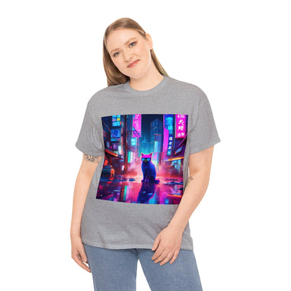 Neon Cats 80s Tokyo Redux😺 T-Shirt