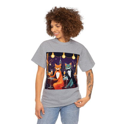 Roaring 20s Jazz Cat Party😺 T-Shirt