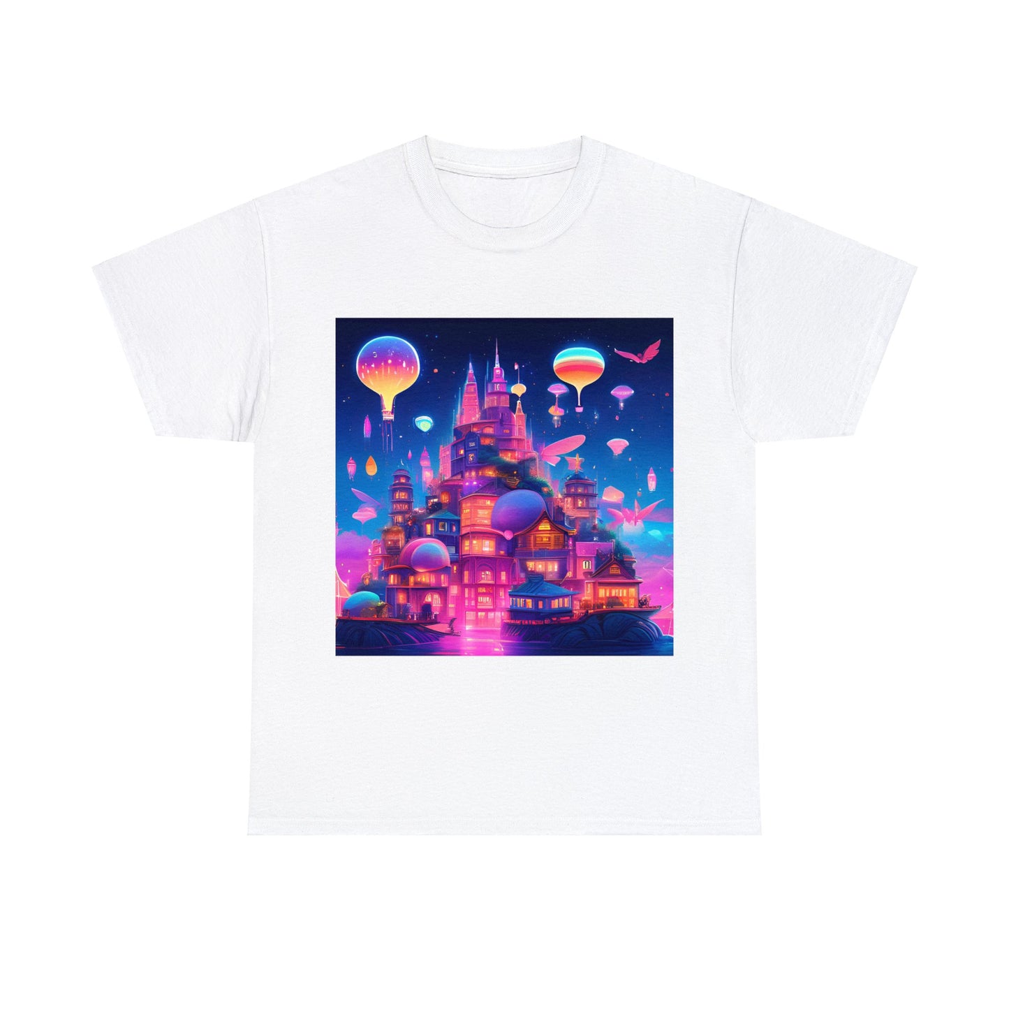 Sky City Cats: Fly High 😺 T-Shirt