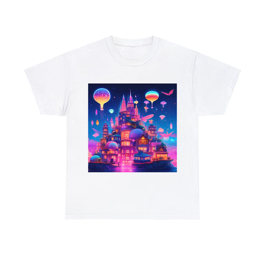 Sky City Cats: Fly High 😺 T-Shirt