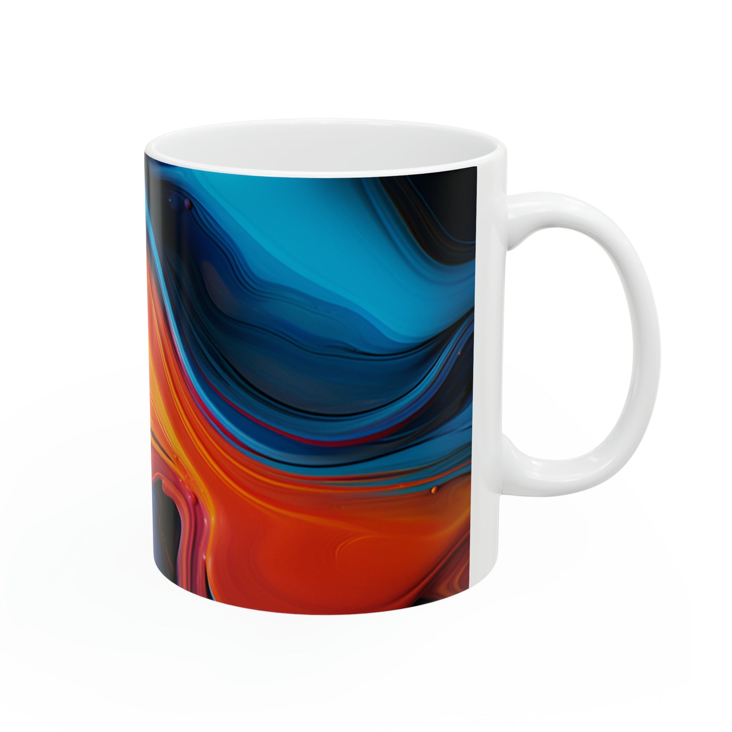 Color Waves Ceramic Mug