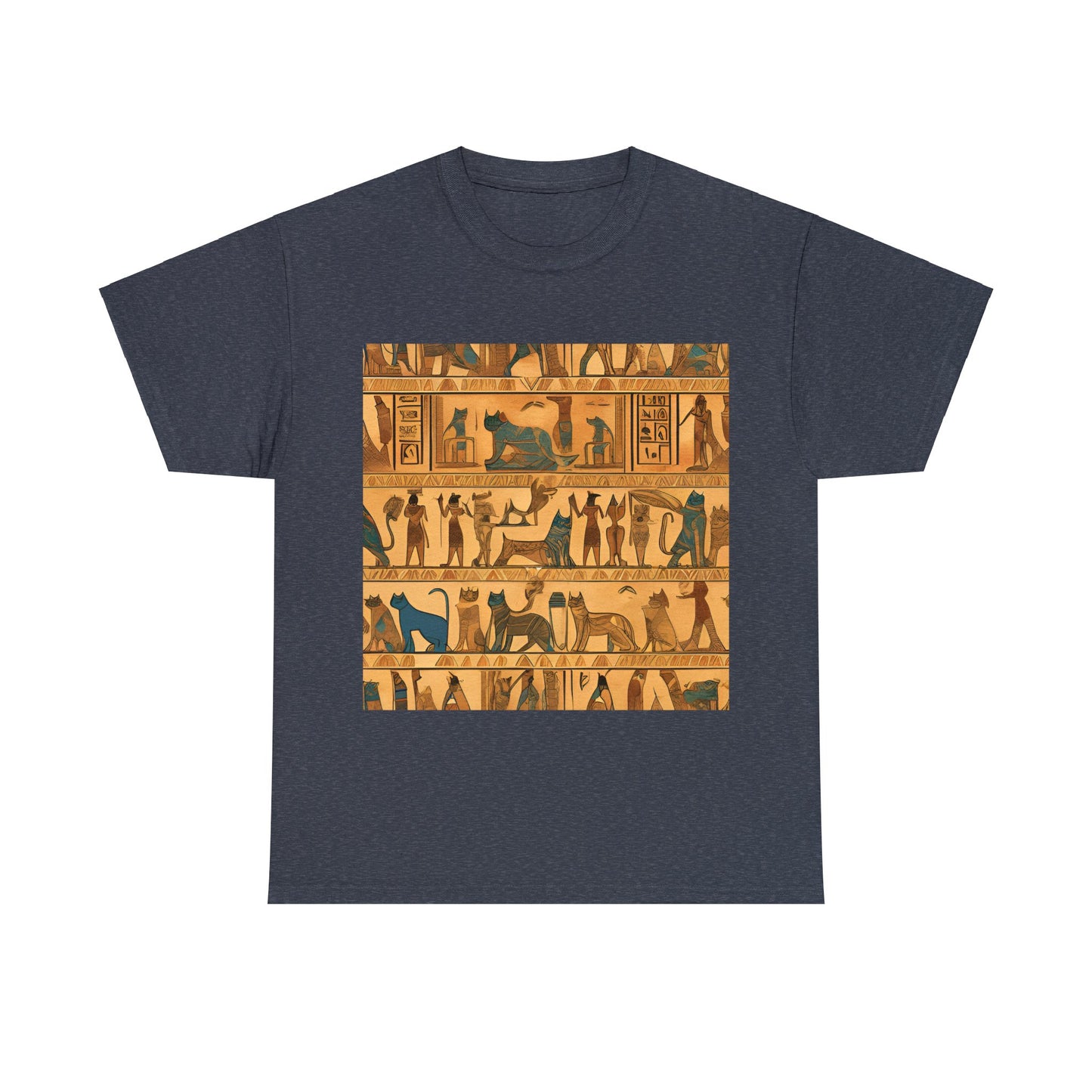 Pyramid-Exploring Kitty Adventure T-Shirt 😺