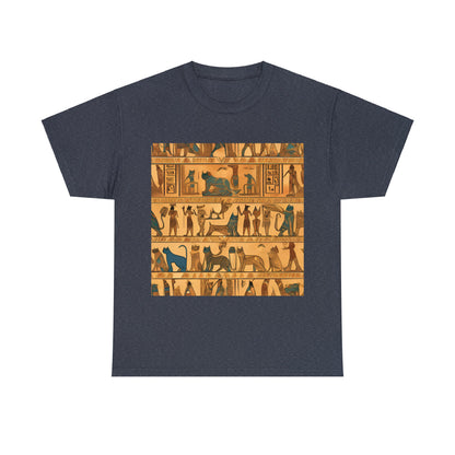 Pyramid-Exploring Kitty Adventure T-Shirt 😺