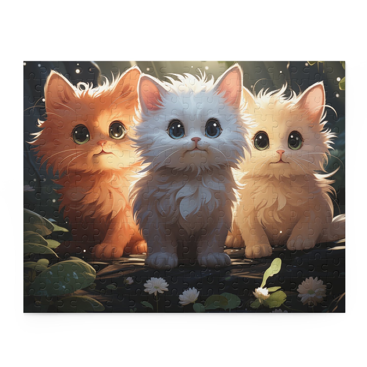 3 Cute Kitties Puzzle (120, 252, 500-Piece)