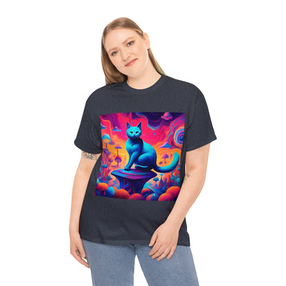 Dreamy Abstract Cat Art 😺 T-Shirt