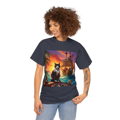 Purr-fectly Arrr-dorable Pirate Cats 🏴‍☠️ T-Shirt