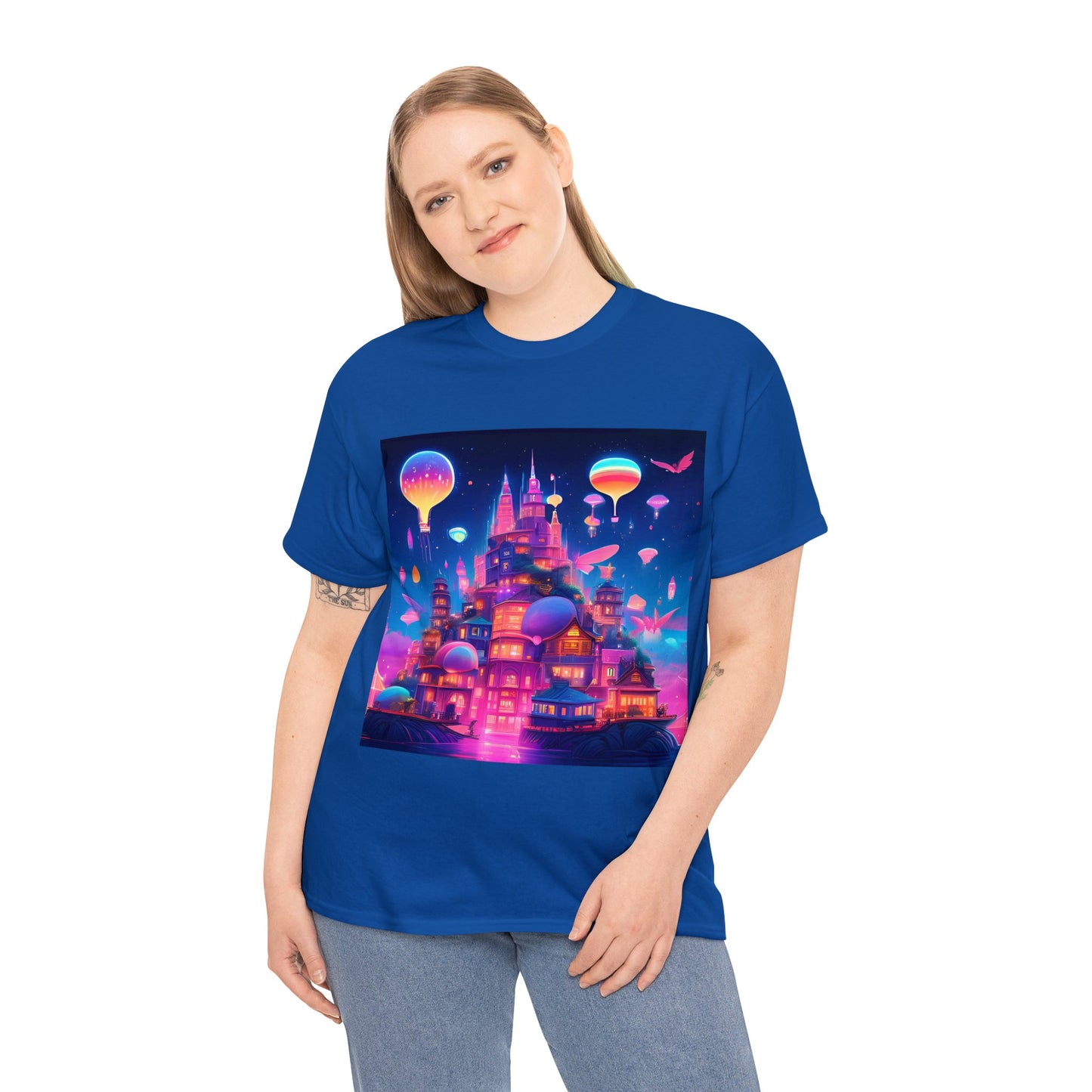 Sky City Cats: Fly High 😺 T-Shirt