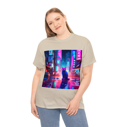 Neon Cats 80s Tokyo Redux😺 T-Shirt