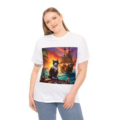 Purr-fectly Arrr-dorable Pirate Cats 🏴‍☠️ T-Shirt