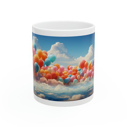 Sky Full of Balloons Ceramic Mug