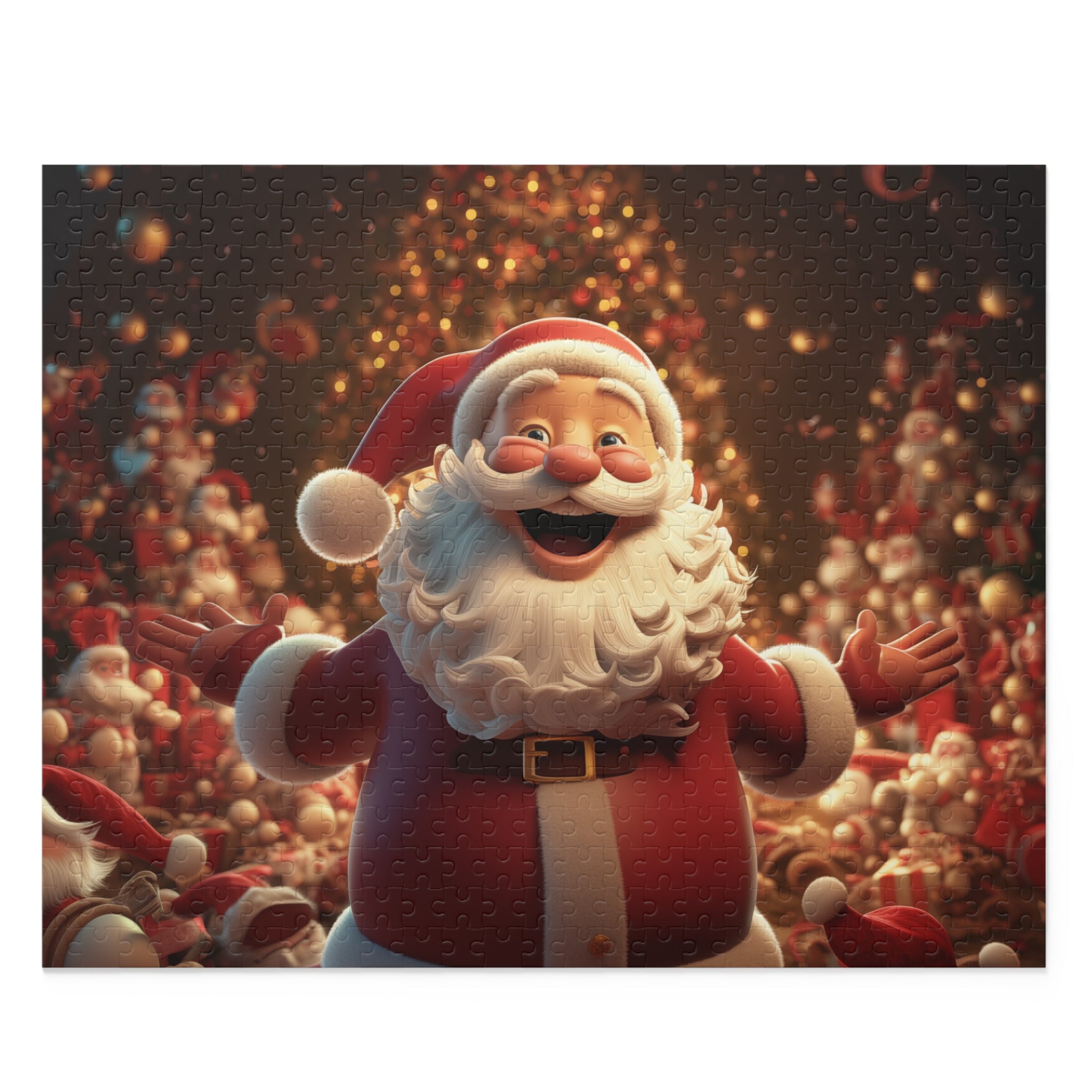 Cute Animated Santa Puzzle (120, 252, 500-Piece)