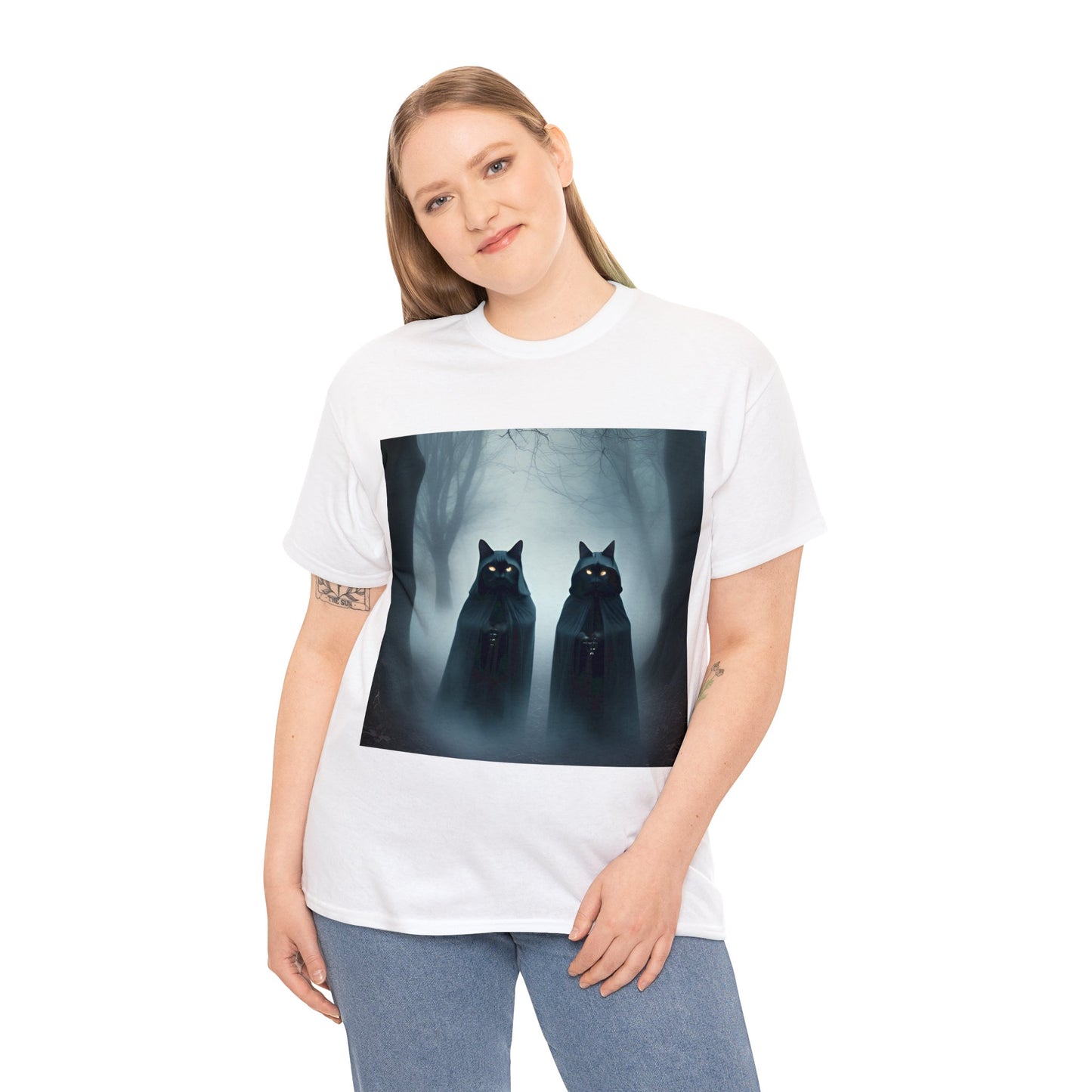 Mystical Meow in the Dark Forest 😺
Gothic Cats T-Shirt