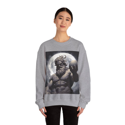 Unisex Heavy Blend Atlas The Greek God Crewneck Sweatshirt