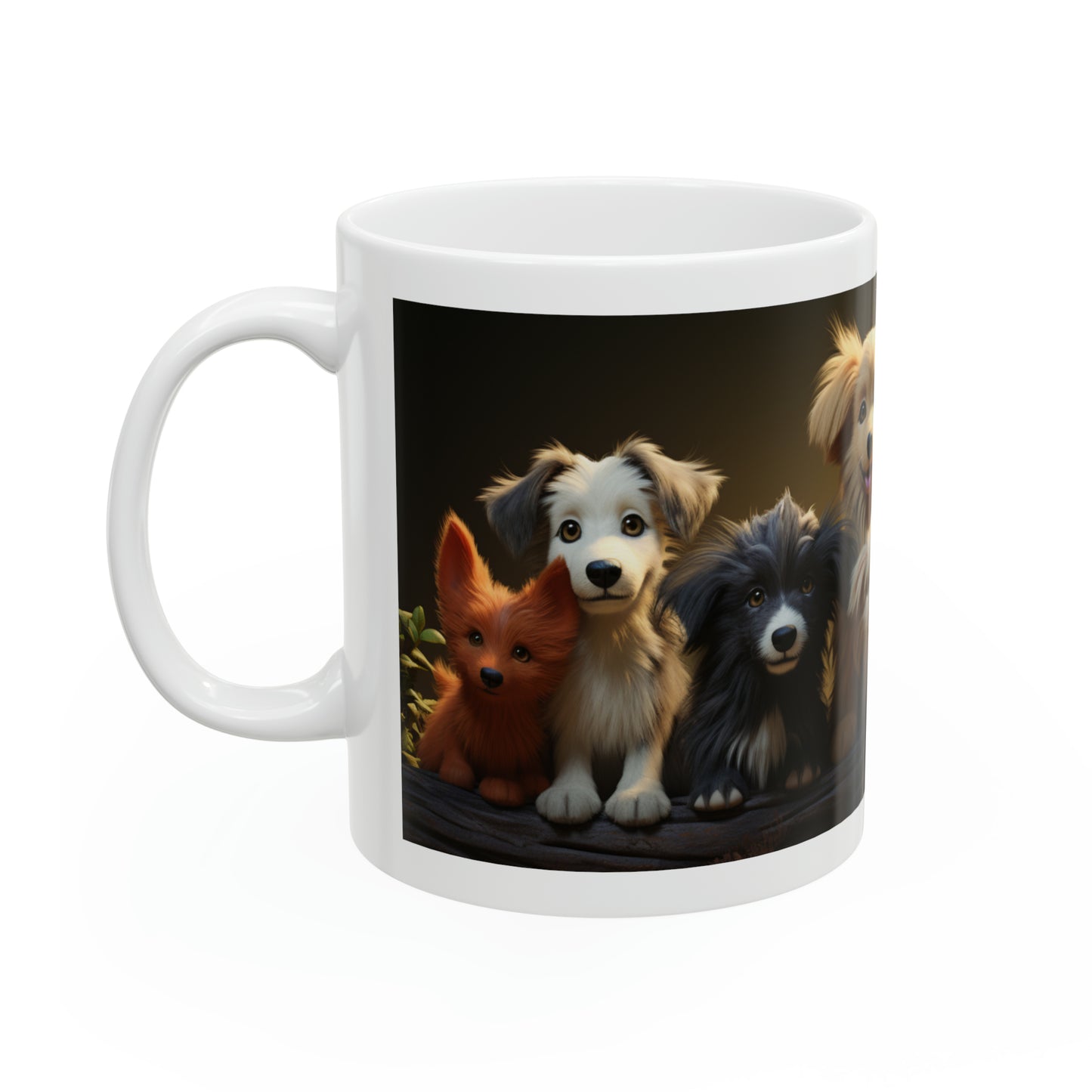 Cute Puppies Ceramic Mug