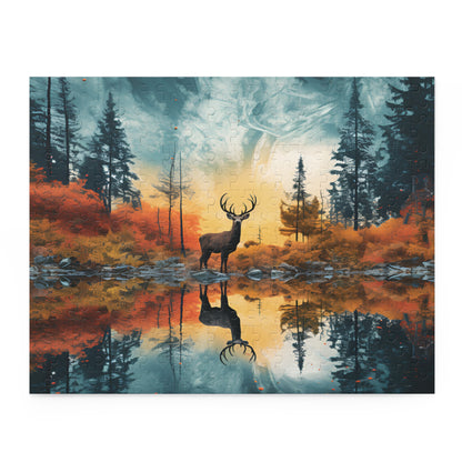 Deer in Fantasy World Puzzle (120, 252, 500-Piece)