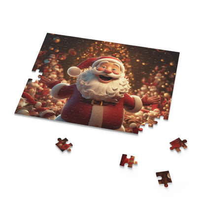 Cute Animated Santa Puzzle (120, 252, 500-Piece)