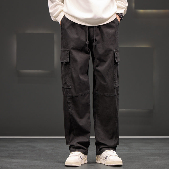 Relaxed Straight Cargo Pants