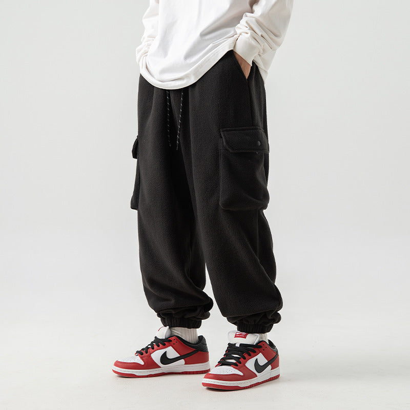Polar Fleece Loose Sports Sweatpants