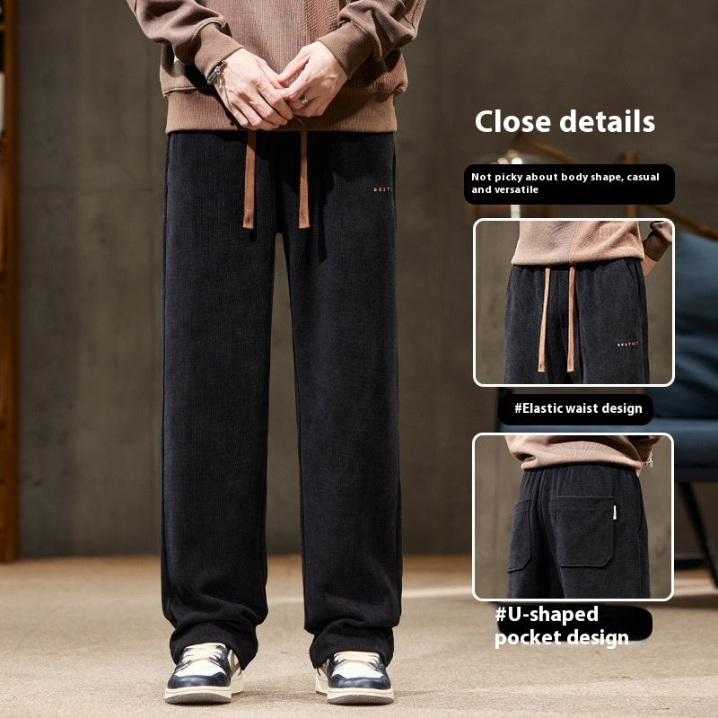 Men's Chenille Casual Pants