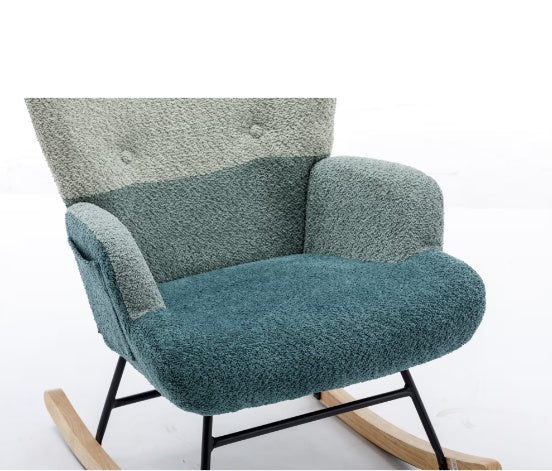 Modern Patchwork Upholstry Chair
