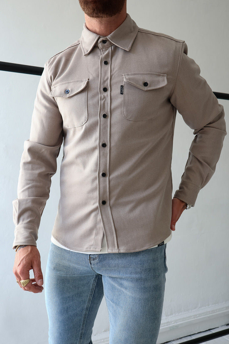 Men's Casual Brushed Shirt