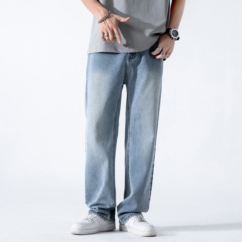 Vintage Loose Straight Jeans for Men